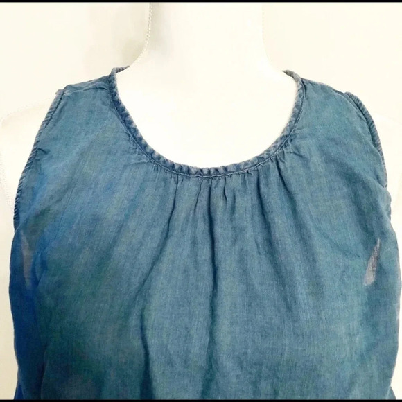 MADEWELL Riverbank Button Back Sleeveless Blouse - Picture 5 of 8